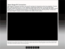 Tablet Screenshot of openrangervconnection.com
